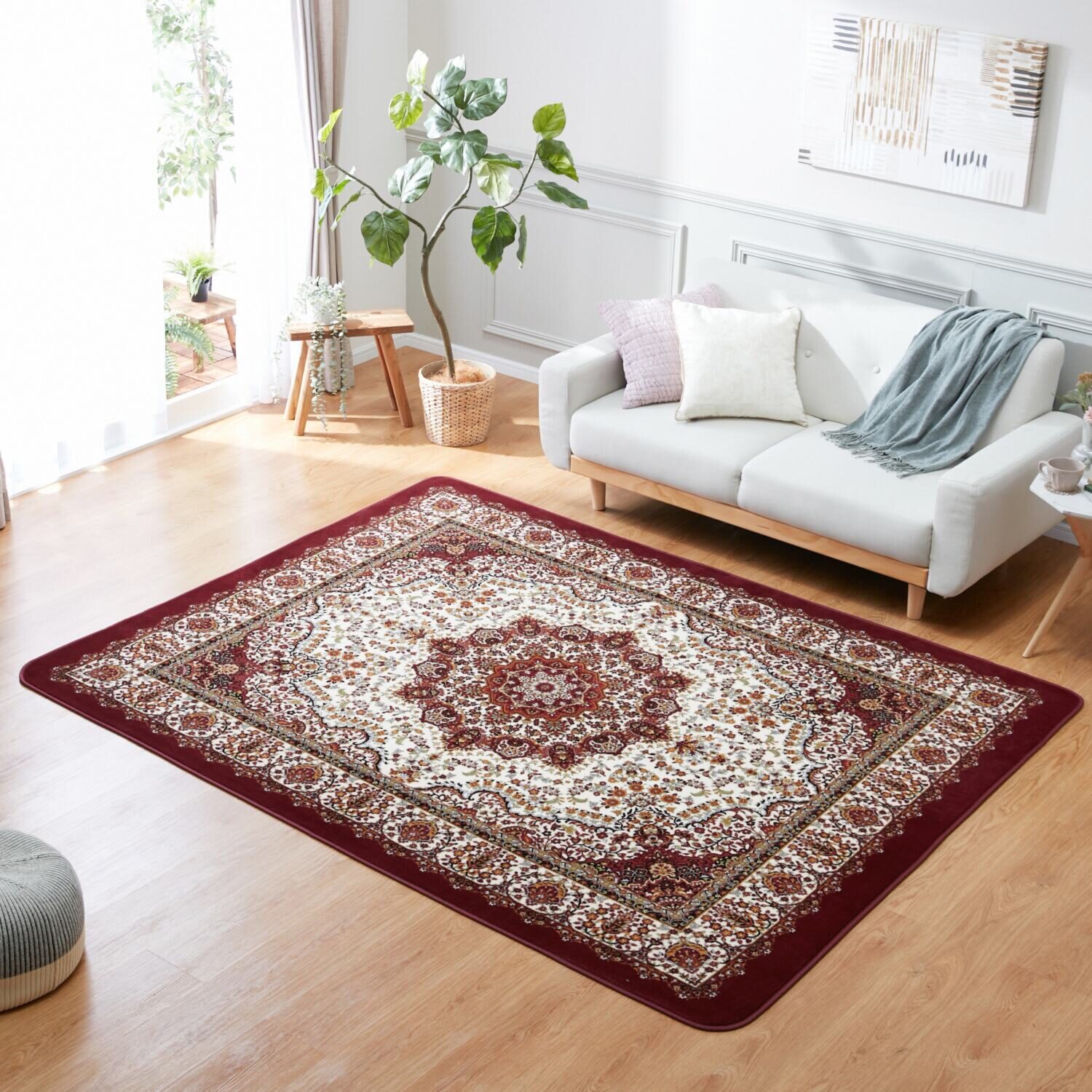 大津毛織 洗える、軽量、あたたかい 吸湿発熱ホットテックス カーペット ＜長方形＞ １９０×２４０ｃｍ