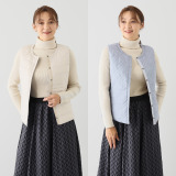 スタイル・ラヴィー 着回し抜群！ 中綿入りあったか リバーシブルダウンベスト