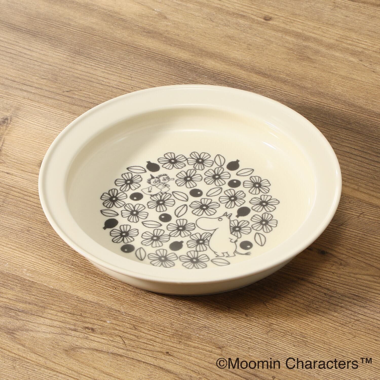ムーミン 日本製 すくいやすいカレー皿Ｌ