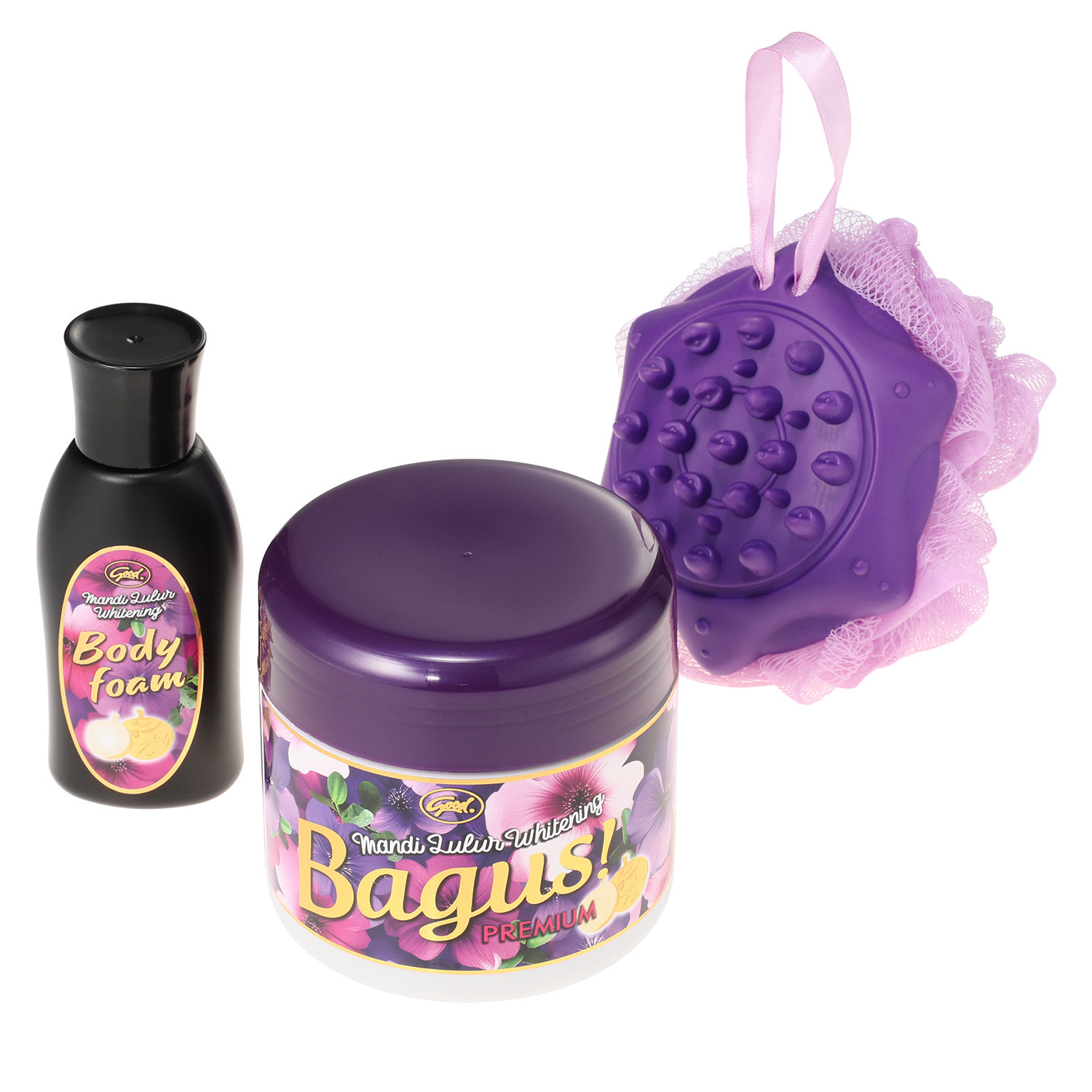 王宮のボディエステ 洗い流して全身透明美肌へ 角質・保湿・ 肌引き締めケアが完結！ マンディルルール バグース！プレミアム 特別セット 