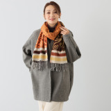 フラース カシミンク ミックスアートマフラー