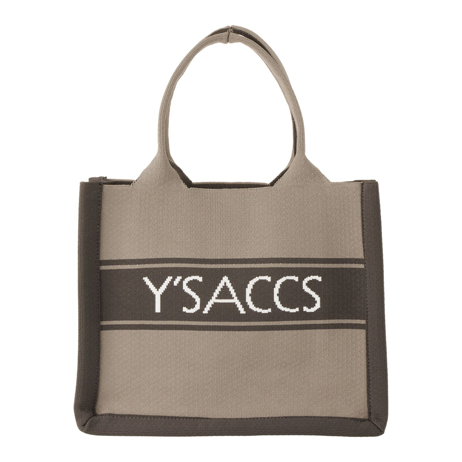 イザック ロゴ入り ニットバッグ