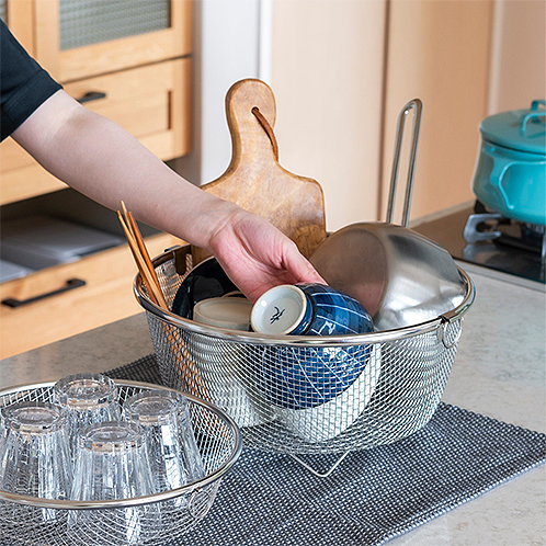 ｂｗｓＳＥＬＥＣＴＩＯＮ すっきり暮らす水切りかご ＜まるい深型＞