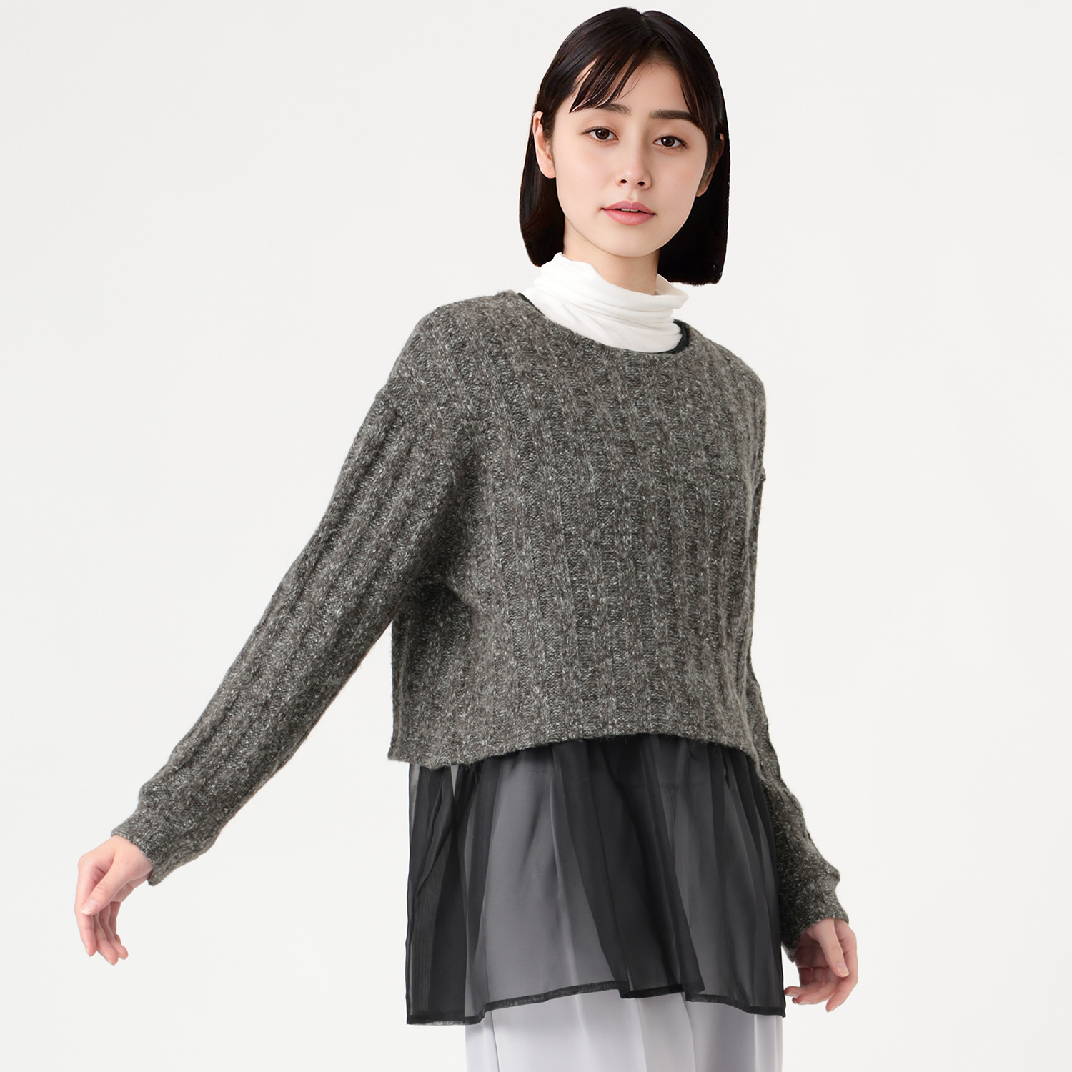 元町ゼラール ニットプルオーバー＆ シアーチュニック- ショップ