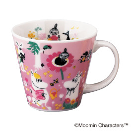 ムーミン ムーミン谷の四季 を描いた 日本製　マグカップ