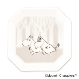 ムーミン 日本製 隅切角皿