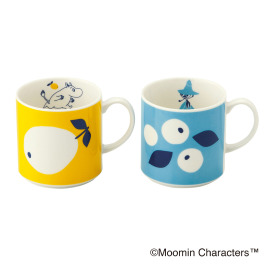 ムーミン 日本製 Ｃｏｌｌａｒ（カラー） ペアマグカップセット