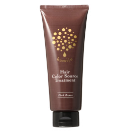 カミージュ 新発想！ 白髪を染めながら 髪を補修する ヘアカラーソース ＜ダークブラウン＞ （染毛料 ・ヘアトリートメント）
