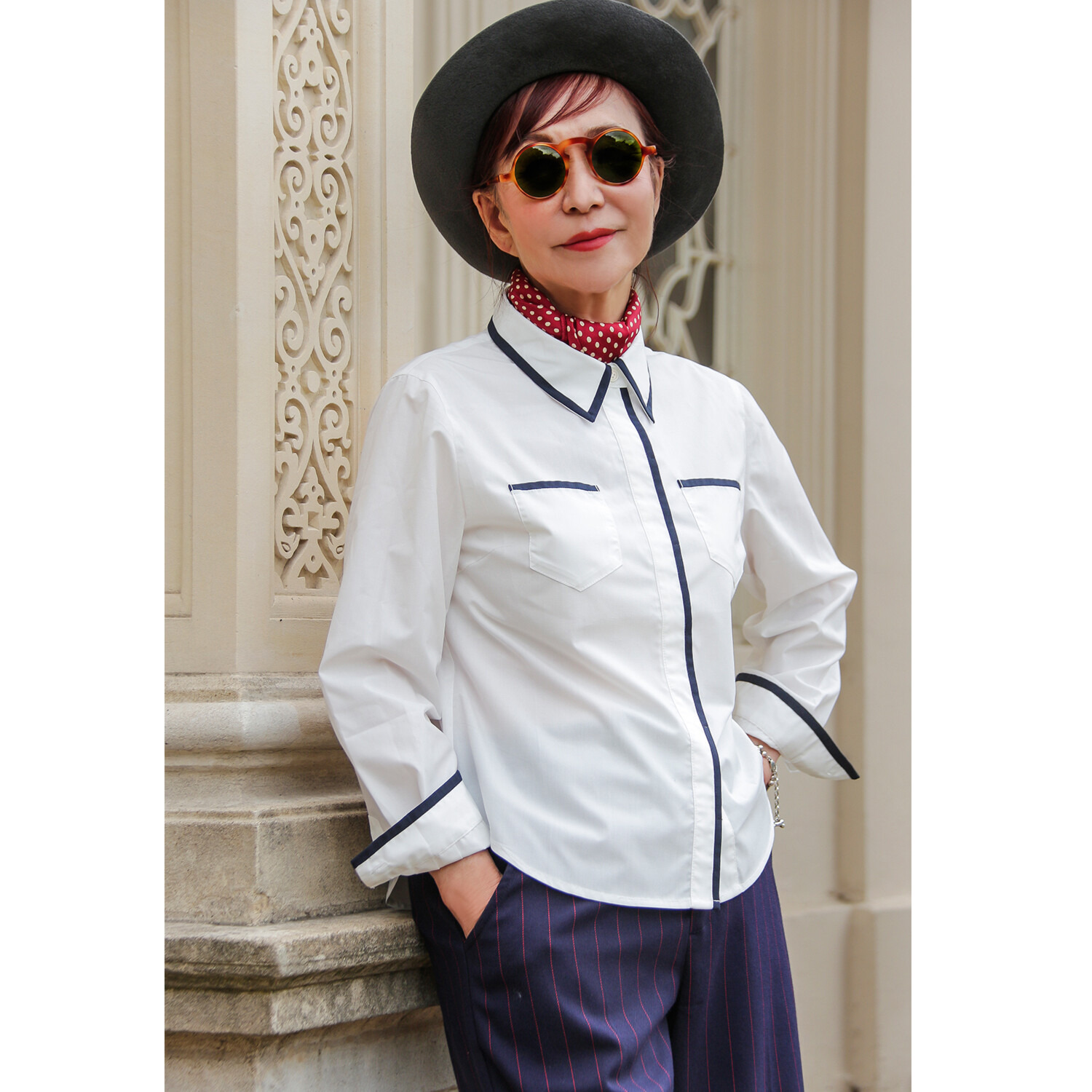 エムジェイアール バイ マチコ ジント ロンドン 配色アクセント