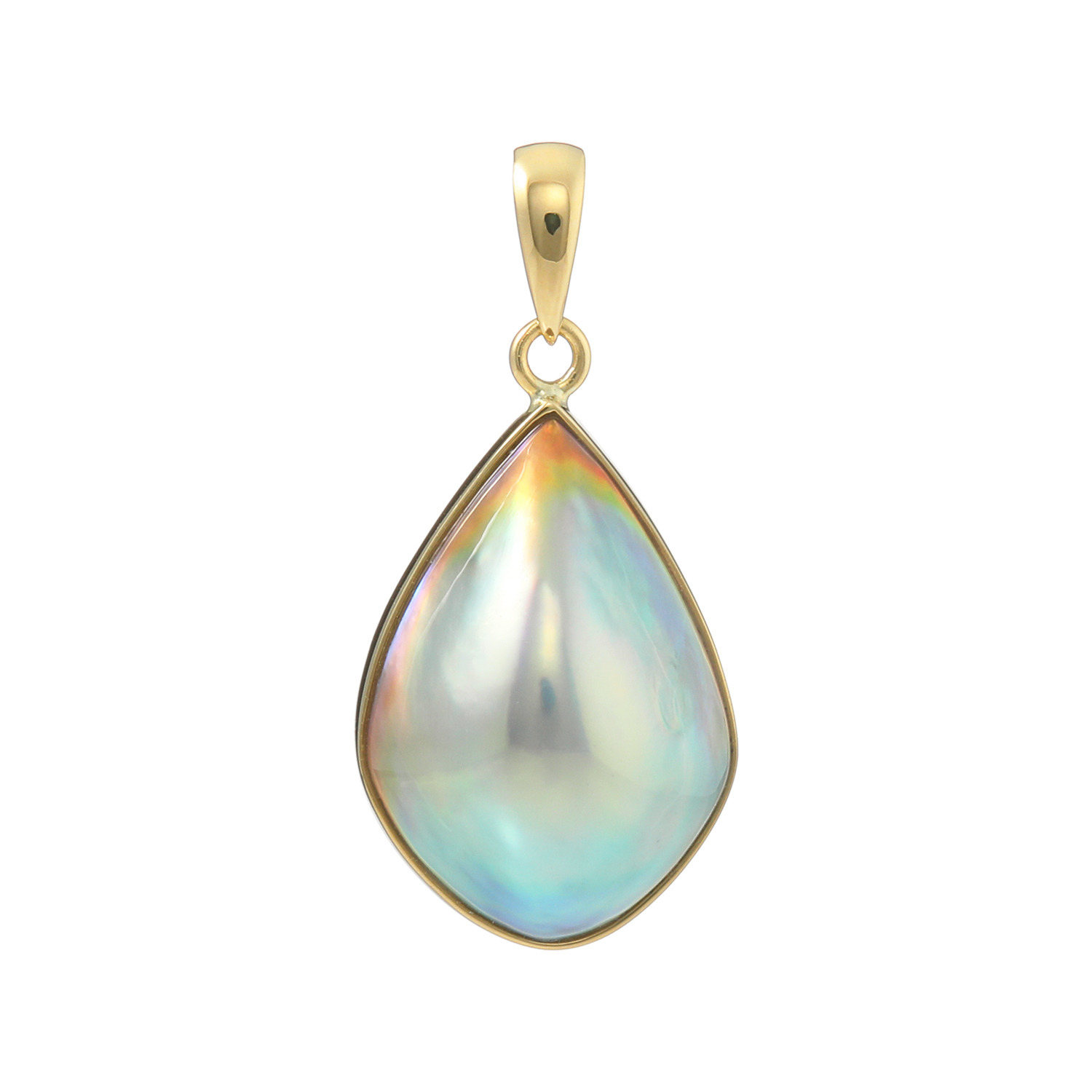 グロッシーマベパール 18K 奄美大島産マベパール シンプル