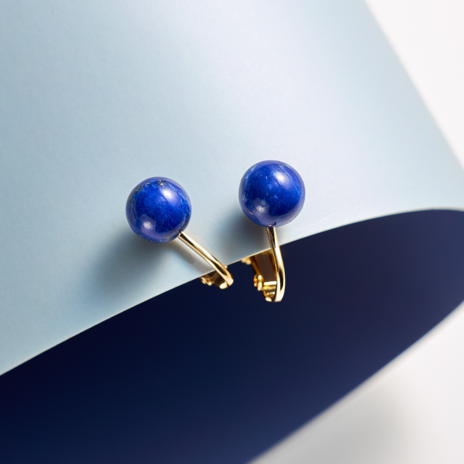 幸石堂 幸運祈願 青守珠（せいしゅだま） ラピスラズリ イヤリング／ピアス