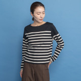 オンザビーバイサマーミー 大人が着てサマになる フレンチスタイル ボーダーＴシャツ