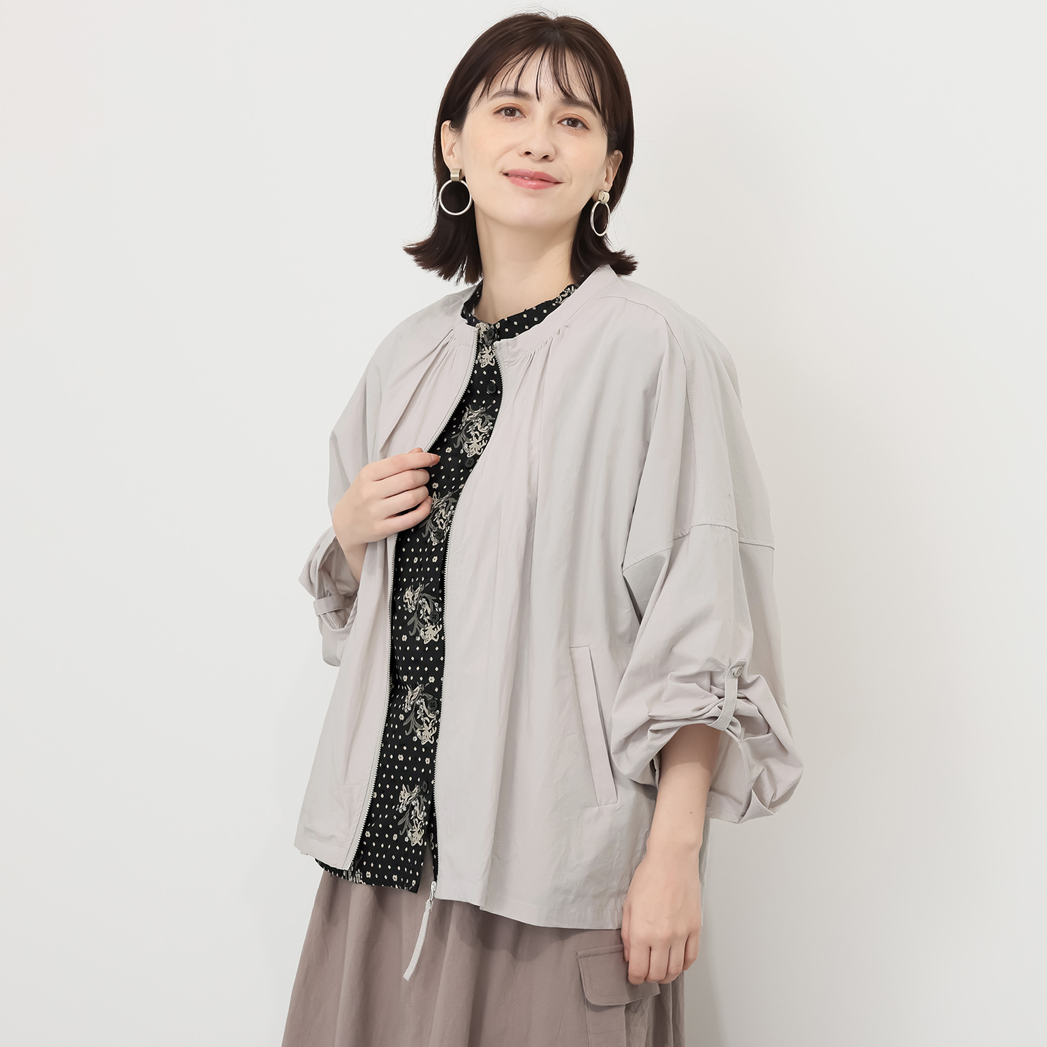 MSGM エムエスジーエムジップアップジャージーブルゾン MSGM(エムエスジーエム) SHELL SHIRT（カジュアルシャツ） | OFF