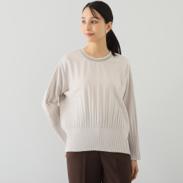 クオリー ギャザーリブデザイン プルオーバー