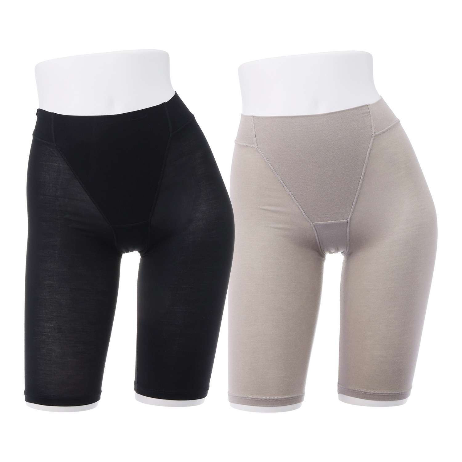 きれいになろう！ はいていないみたい！ 超のびのび 静電気防止・吸放湿 五分丈ボトム２枚組