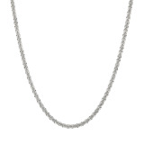 キラレ ステンレス クリスクロスチェーン 煌めきネックレス