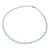 グランシフォレ アクアマリン ラウンドビーズ ネックレス