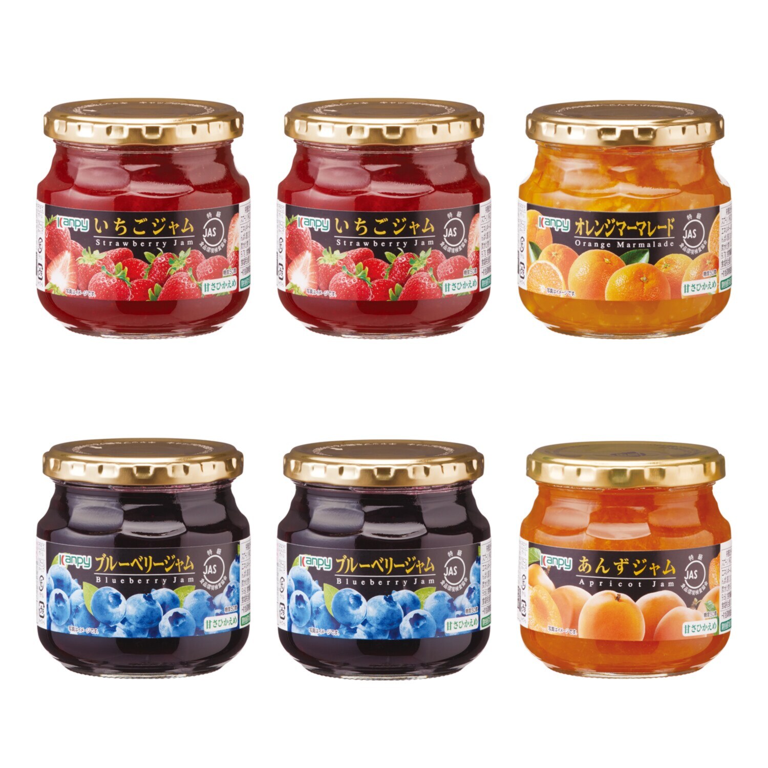 ＪＡＳ特級 ジャム６個セット