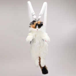 一緒にお出かけしよう！ 猫のぬいぐるみの バックパック