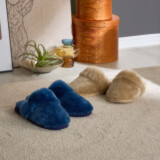 モリリン ニュージーランド産 メリノムートン使用！ ムートンスリッパ２色組