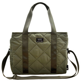 ルートート キャリーオン可能 キルティング ショルダー付 ボストンバッグ