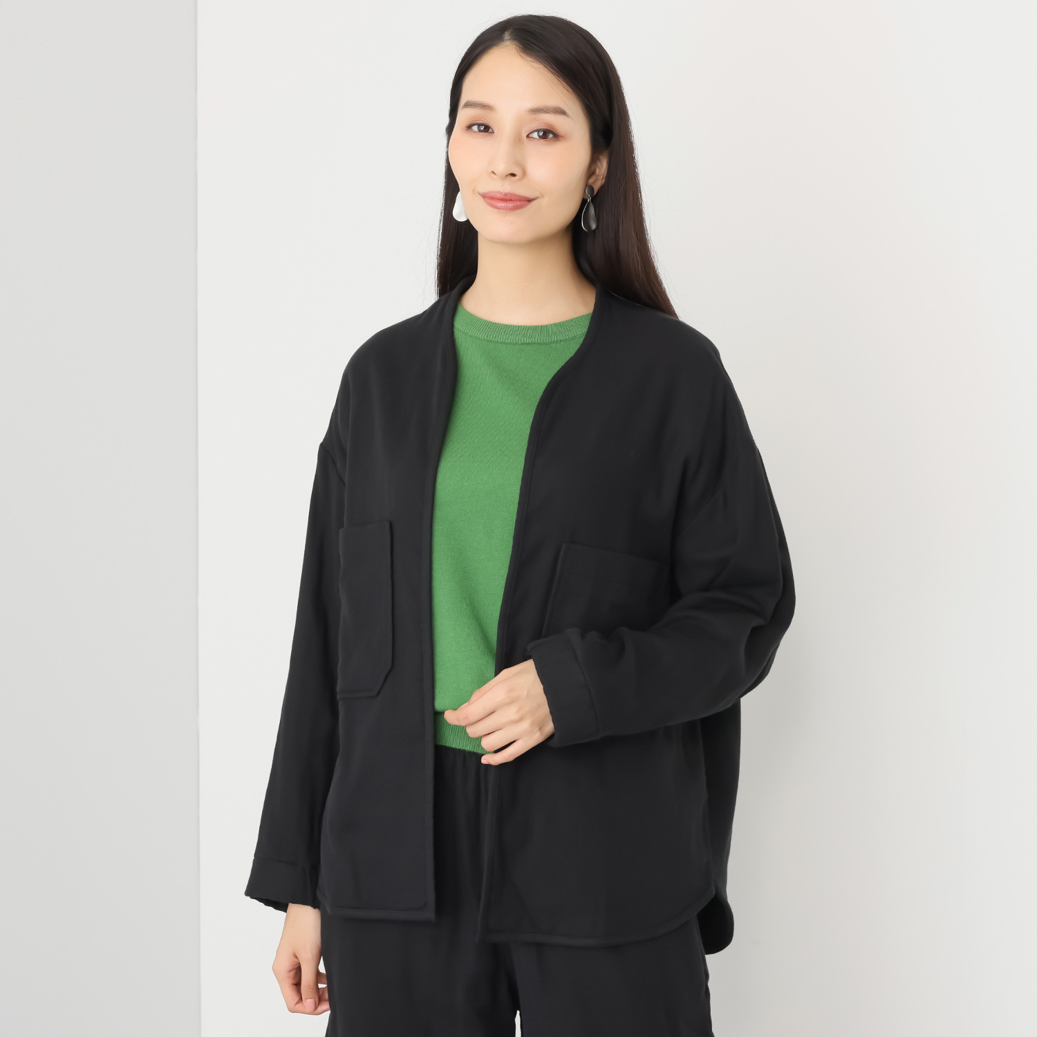 イージーライフ ＵＶカット トリプルガーゼ 羽織りジャケット