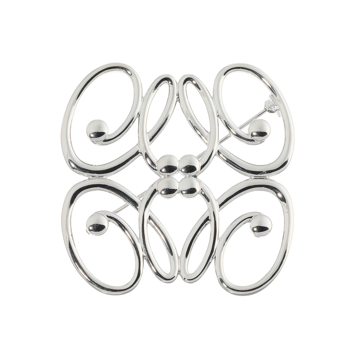 エアリーフェアリー メタルライン アートカリグラフィ ブローチ