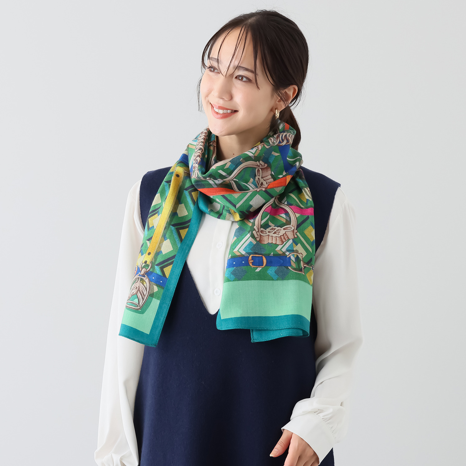 レオナール　シルクウールトップス再々お値下げ‼️ タートルネックシアートップス