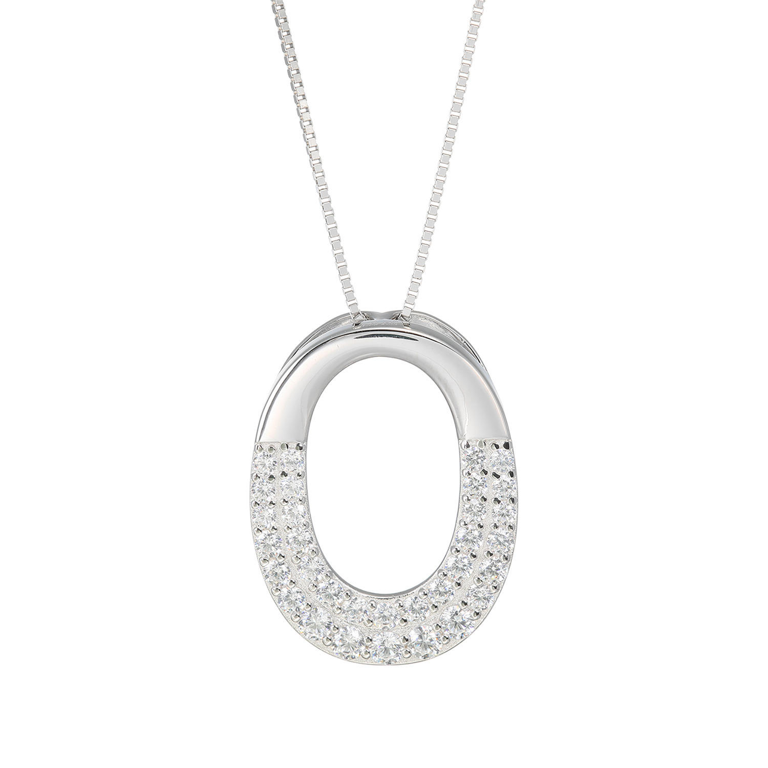 ブリランテステッラ シルバー ＣＺ グレイスフルデザイン ペンダント