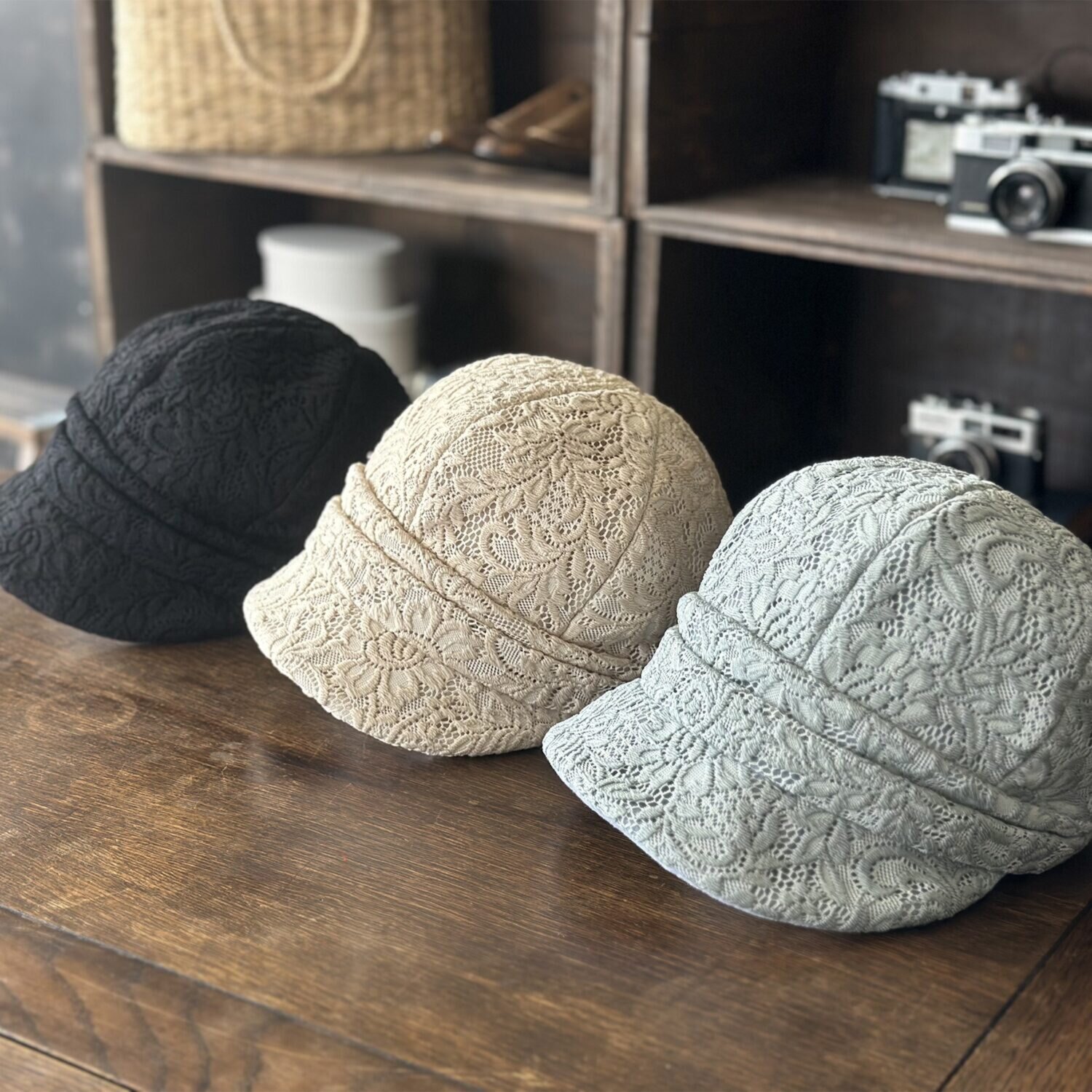 タイムクロス 日本製 ふっくらレースと 起毛が暖かい 洗える