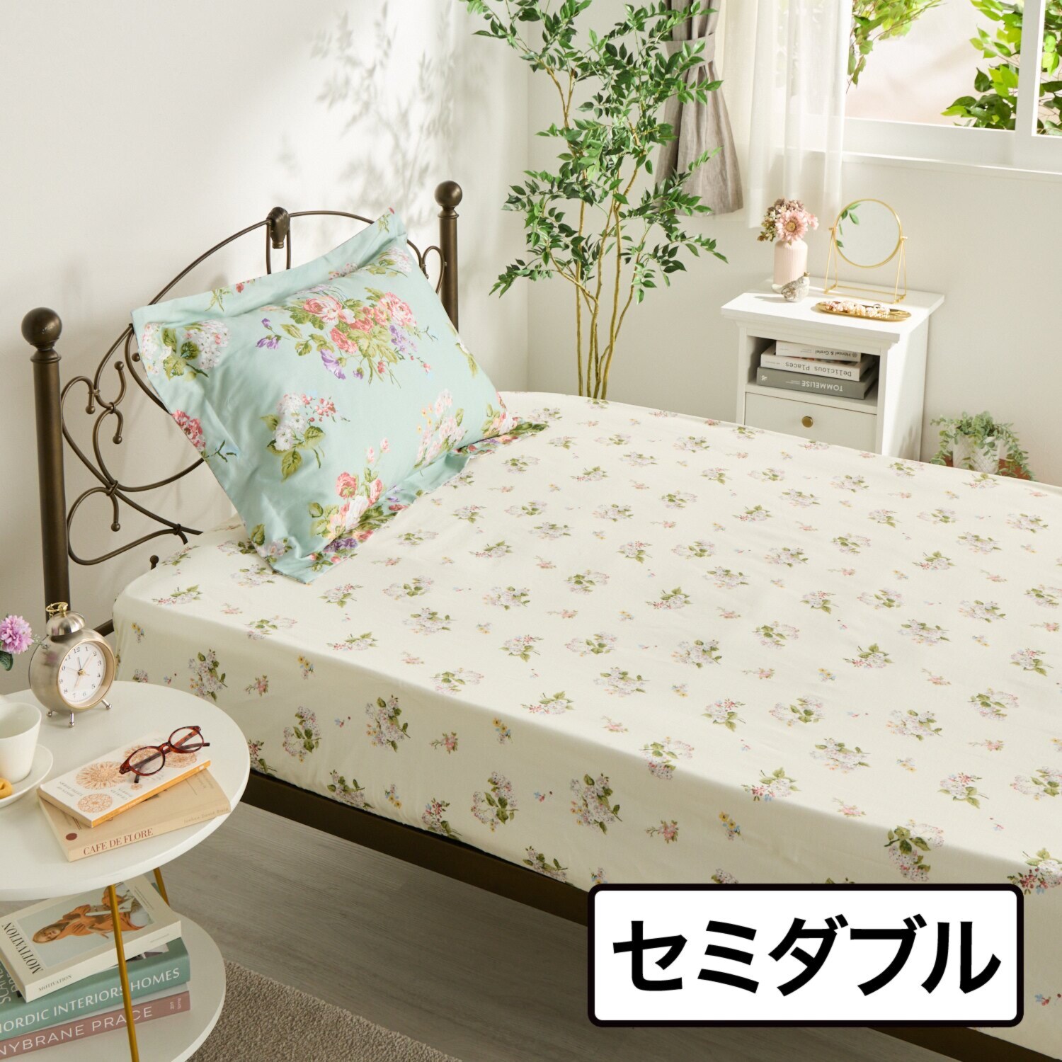 ローラアシュレイフィティッドシーツ　セミダブル❣️ ローラアシュレイフィティッドシーツ セミダブル❣️ ローラ