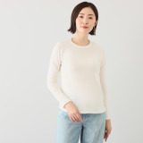 シロヤイチガントウキョウ セルウォーム ストレッチ クルーネックプルオーバー