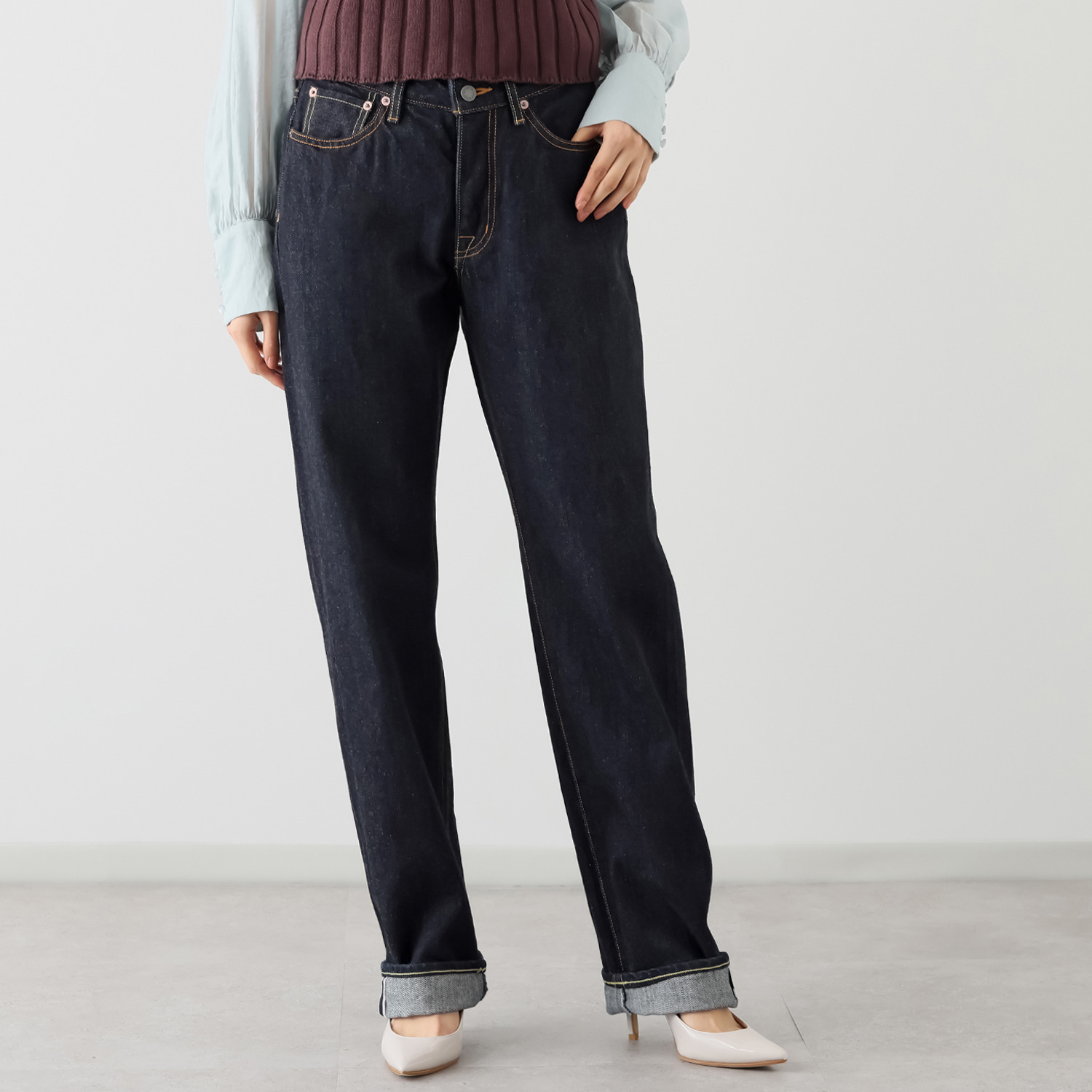 ベティスミス 日本製 レギュラーストレート デニムパンツ