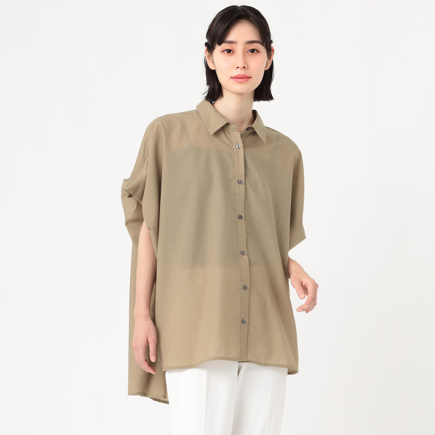 エピデミーク シアー ワイドブラウス