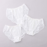 福助 快適和装インナー 総レース スタンダードショーツ 同色３枚セット