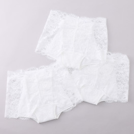 福助 快適和装インナー 総レース 吸水サニタリーショーツ 同色３枚セット