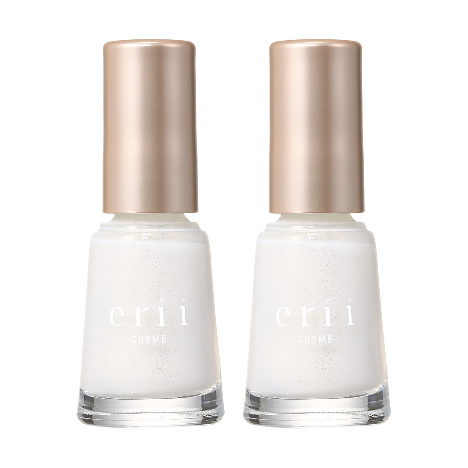エリィ 新発想！きらめきカラーで 爪の補修＆保湿ケア お湯で簡単オフ ネイル美容液 ２本セット