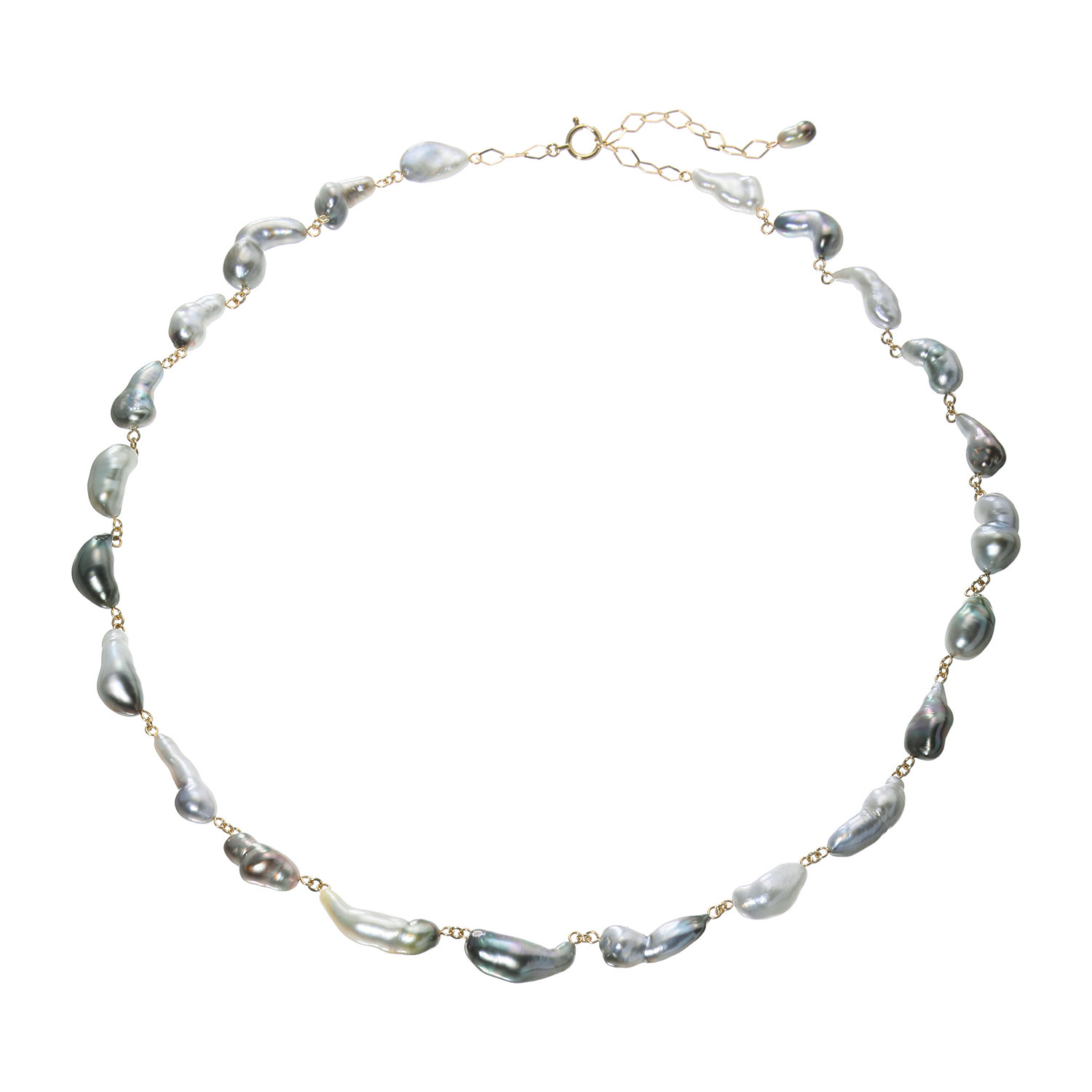 14k Perlagione ベビーパール ロングネックレス ペルラジオーネ14k