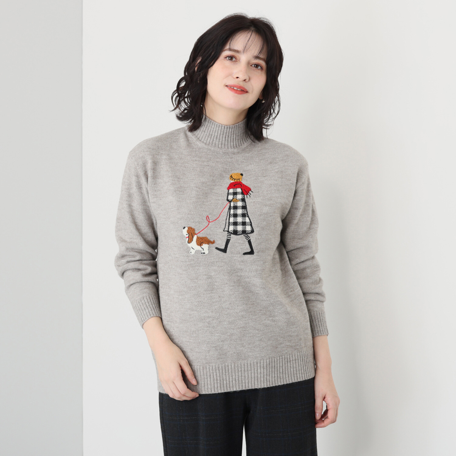 ハッシュパピー お散歩パピー アップリケセーター- ショップチャンネル