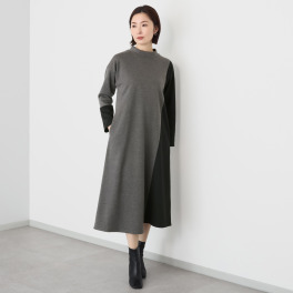 マチュート 寒さも味方に ハンサムモードな 裏起毛ワンピース