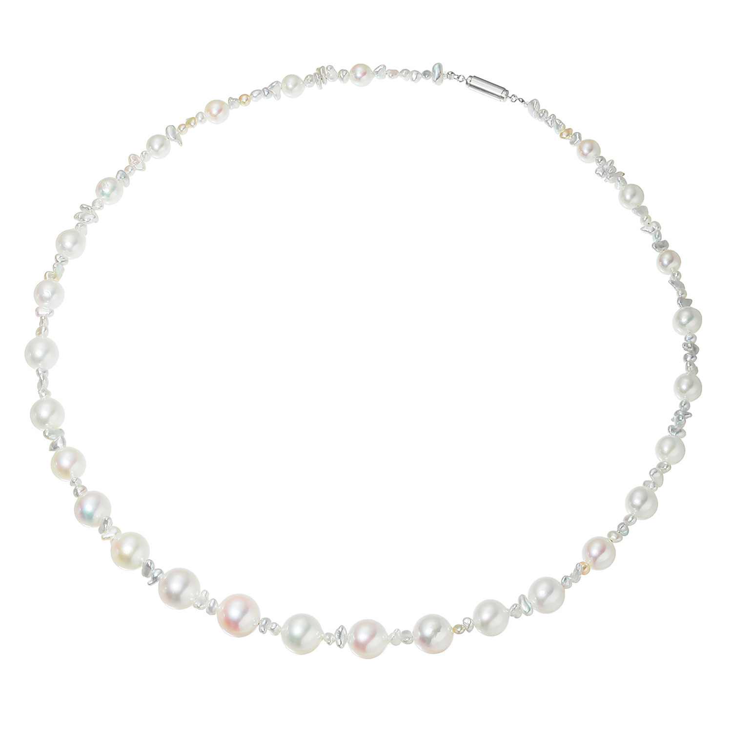 ペルラジオーネ 無調色 アコヤバロックパール＆ 国産無調色