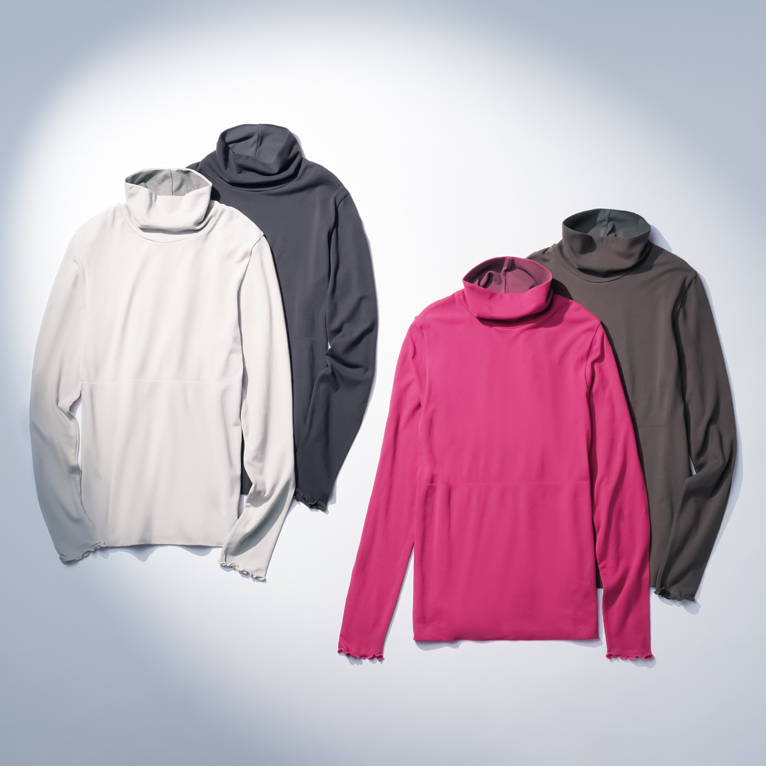 福助 蓄熱・保温であったか はらまき心地！ ハイネックインナー ２枚セット