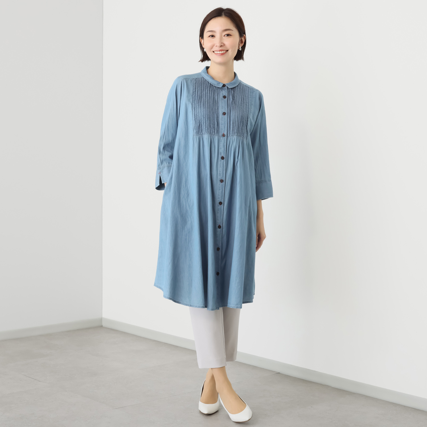 ダジュール ライトデニム ワンピース- ショップチャンネル