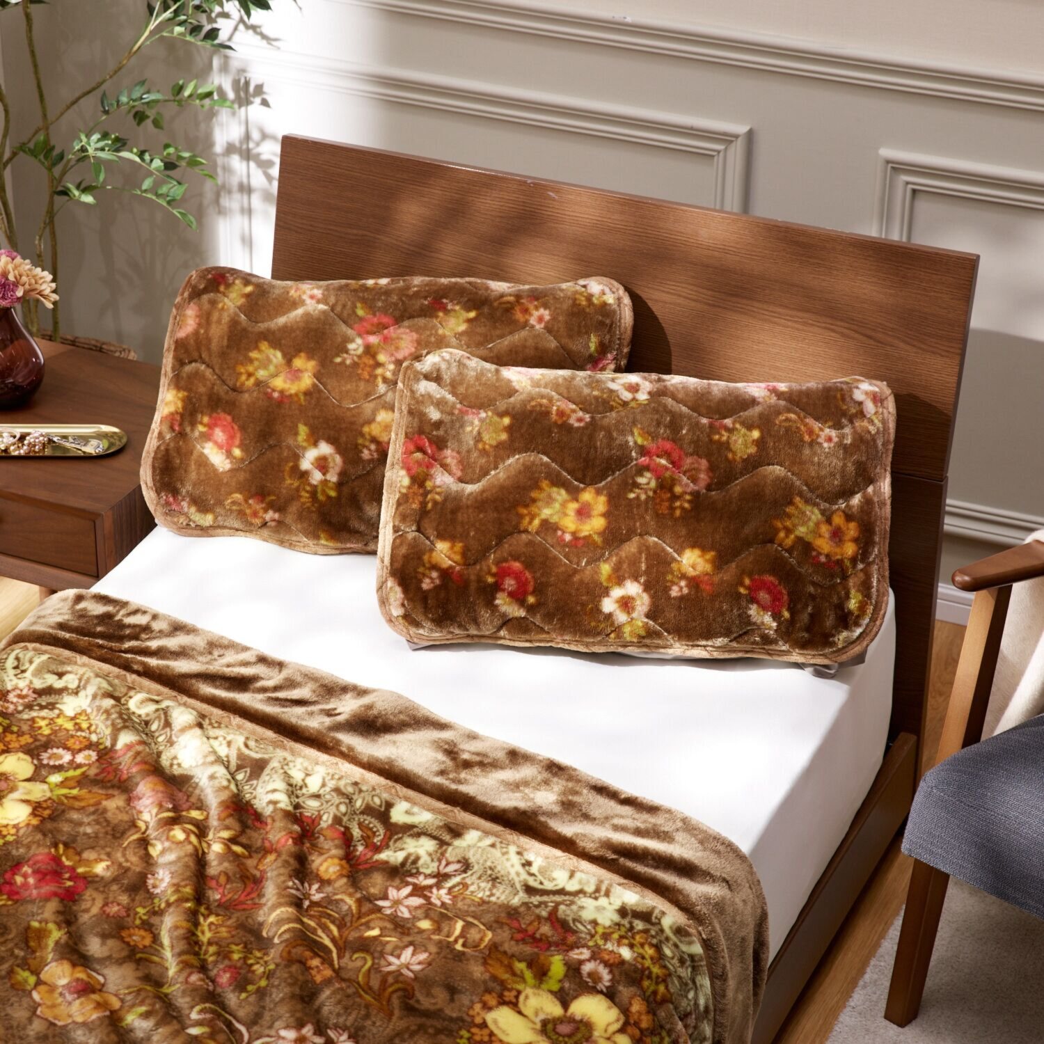 モリリン 凄暖 ふっくらやわらか 贅沢枕パッド同色２枚組