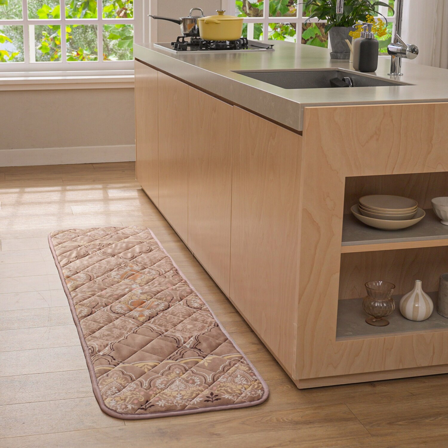 モリリン WOMA アルミ蒸着シート入り ふっくらラグ 190cm×240cm