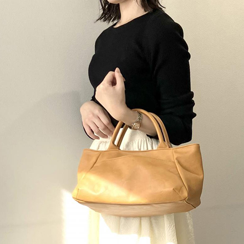 ラフィール ドット型押し ハンドバッグ- ショップチャンネル