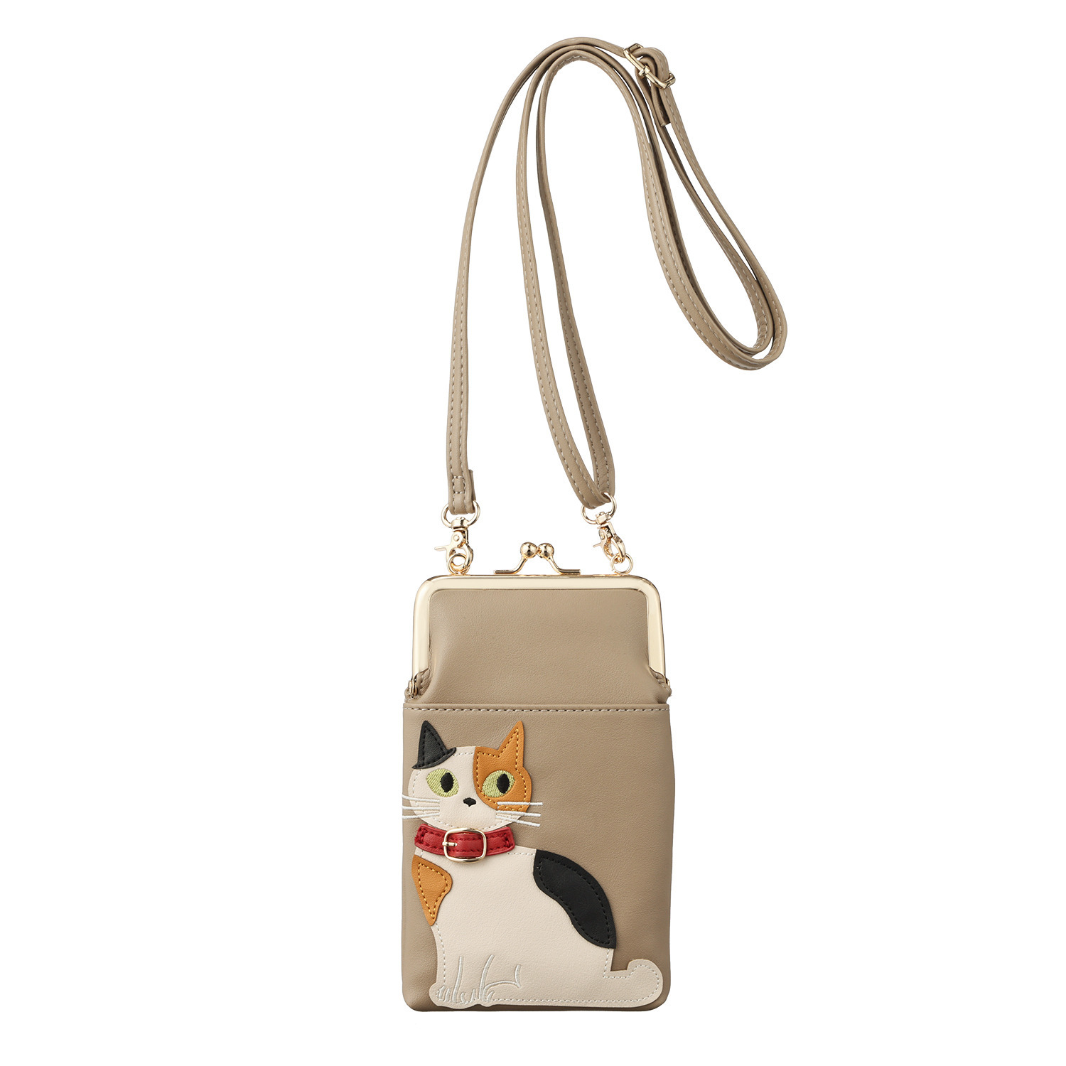ダジュール ねこモティーフ がま口ポシェット- ショップチャンネル