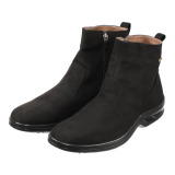 トップドライ 天気予報を気にせず履ける スエード調 サイドファスナー付 ショートブーツ ＜メンズ＞