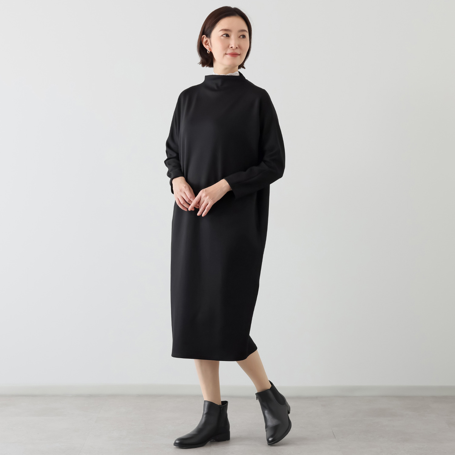 オトナノクラシ ダンボールニットの モモンガ風ワンピース