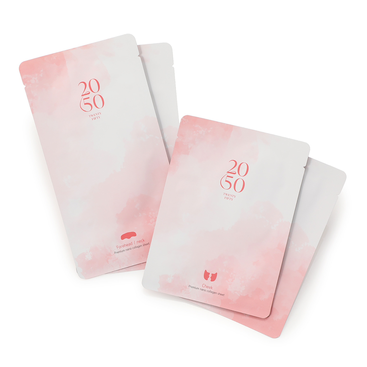 ２０５０ ハリツヤ肌へ導く プレミアムナノシート ＧＦ２袋（計２枚）＆ プレミアムナノシート ＧＣ２袋（計４枚）